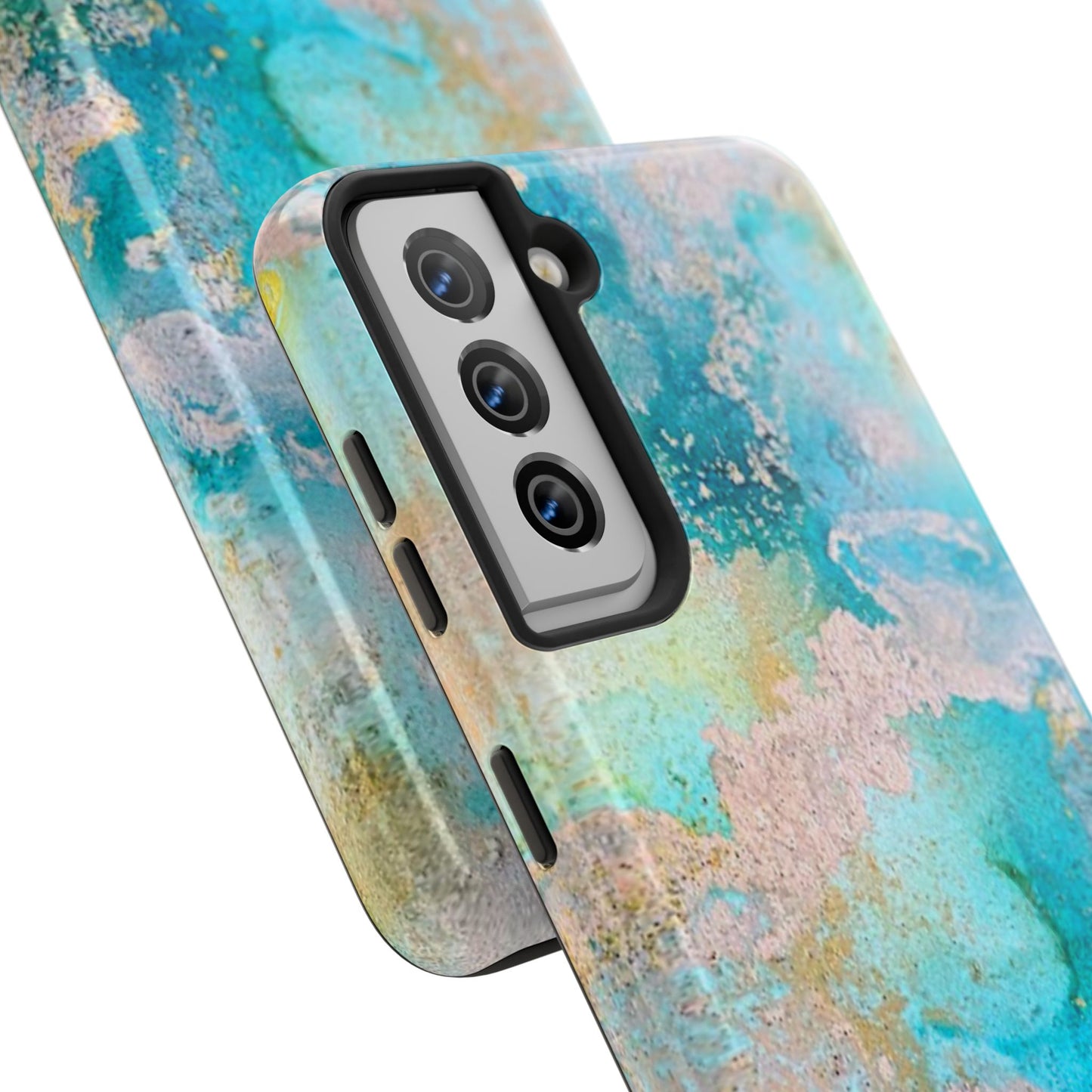 Oceanic Serenity Original Art Phone Case Fluid Art Phone Case
