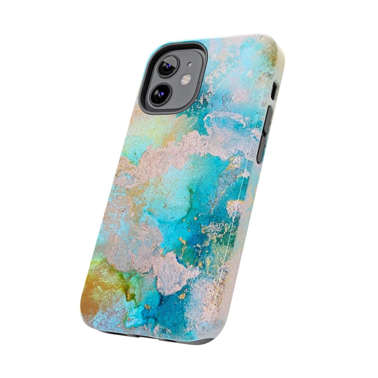 Oceanic Serenity Original Art Phone Case Fluid Art Phone Case