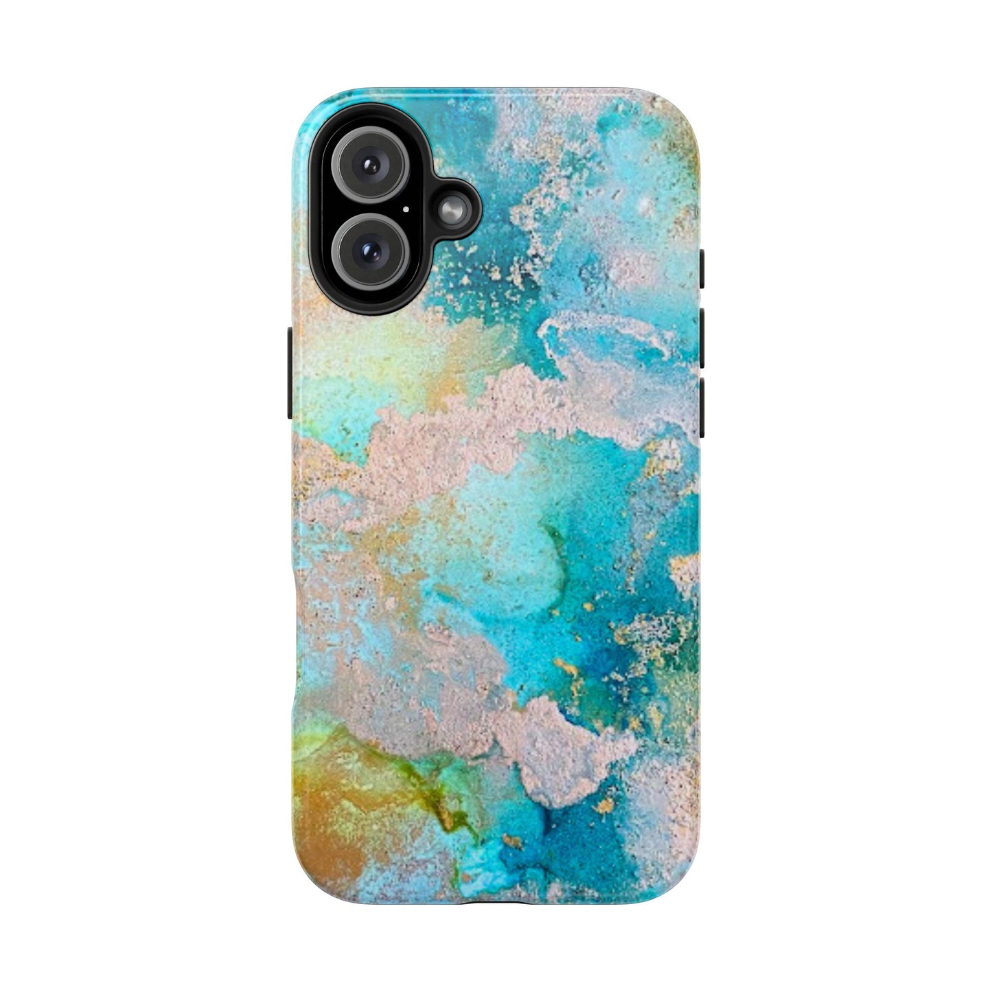 Oceanic Serenity Original Art Phone Case Fluid Art Phone Case