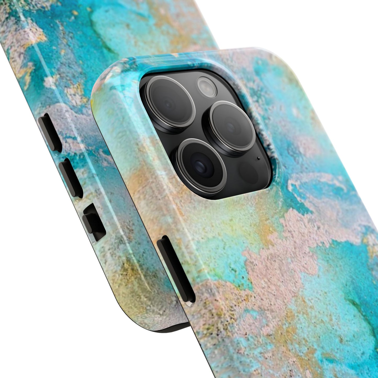 Oceanic Serenity Original Art Phone Case Fluid Art Phone Case