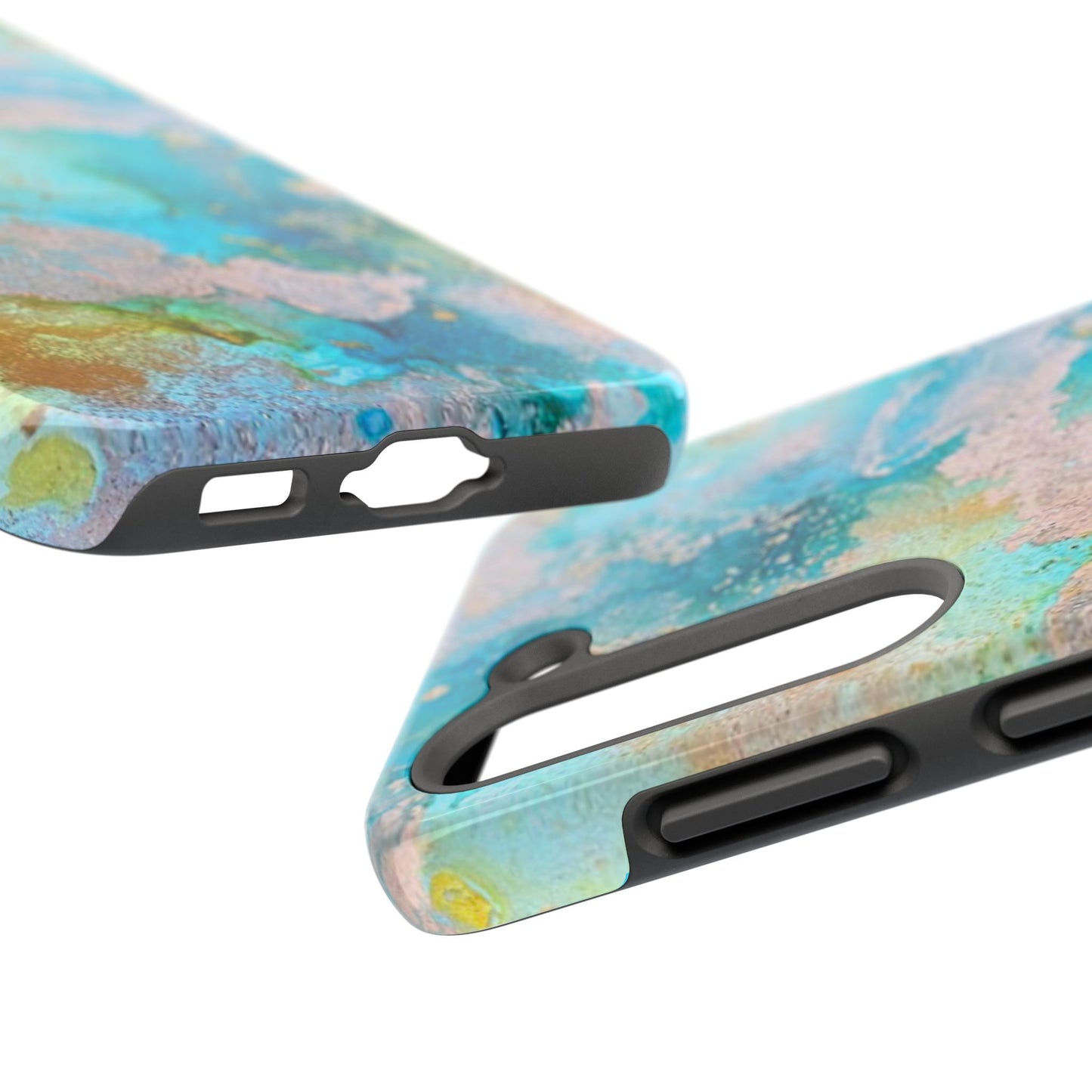 Oceanic Serenity Original Art Phone Case Fluid Art Phone Case