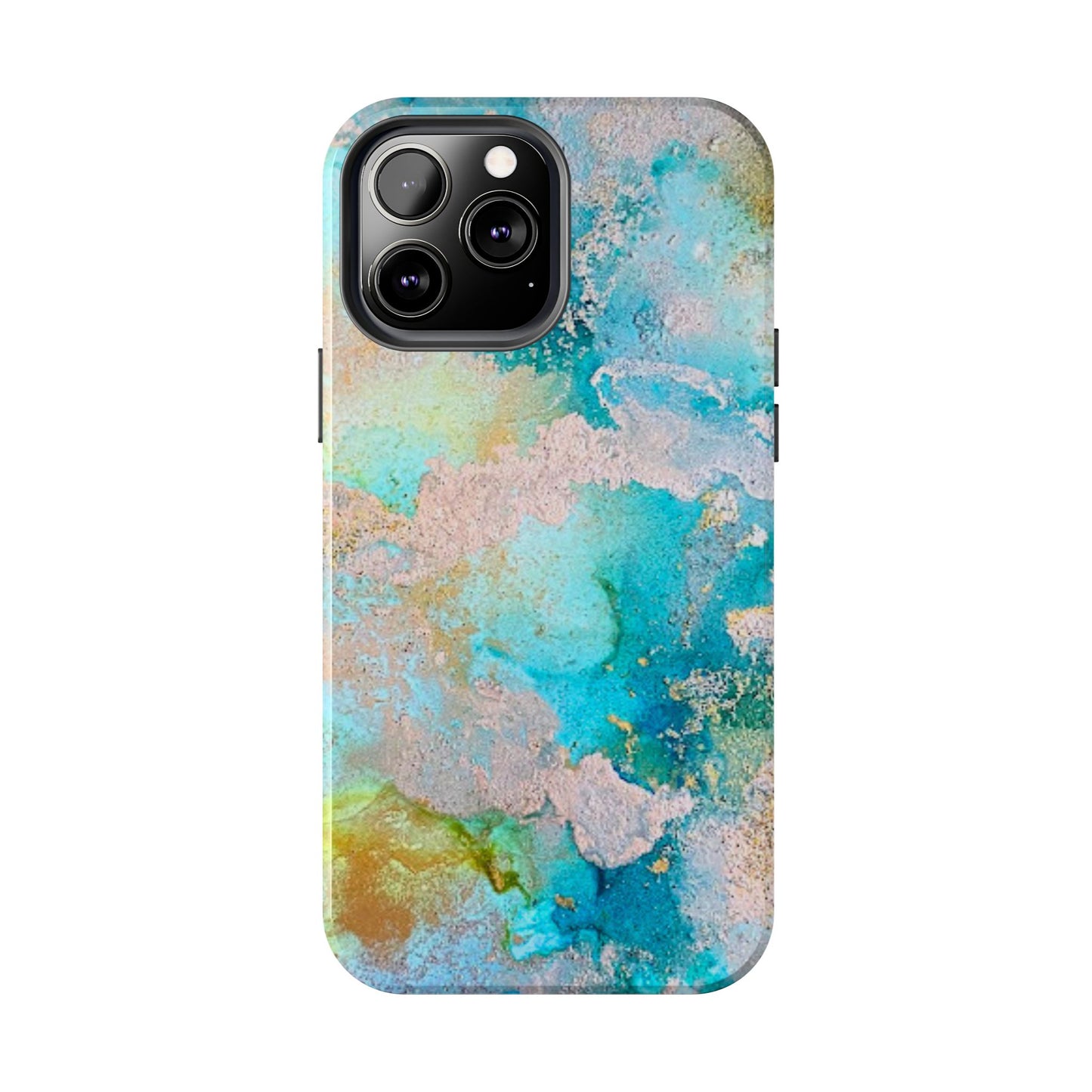 Oceanic Serenity Original Art Phone Case Fluid Art Phone Case