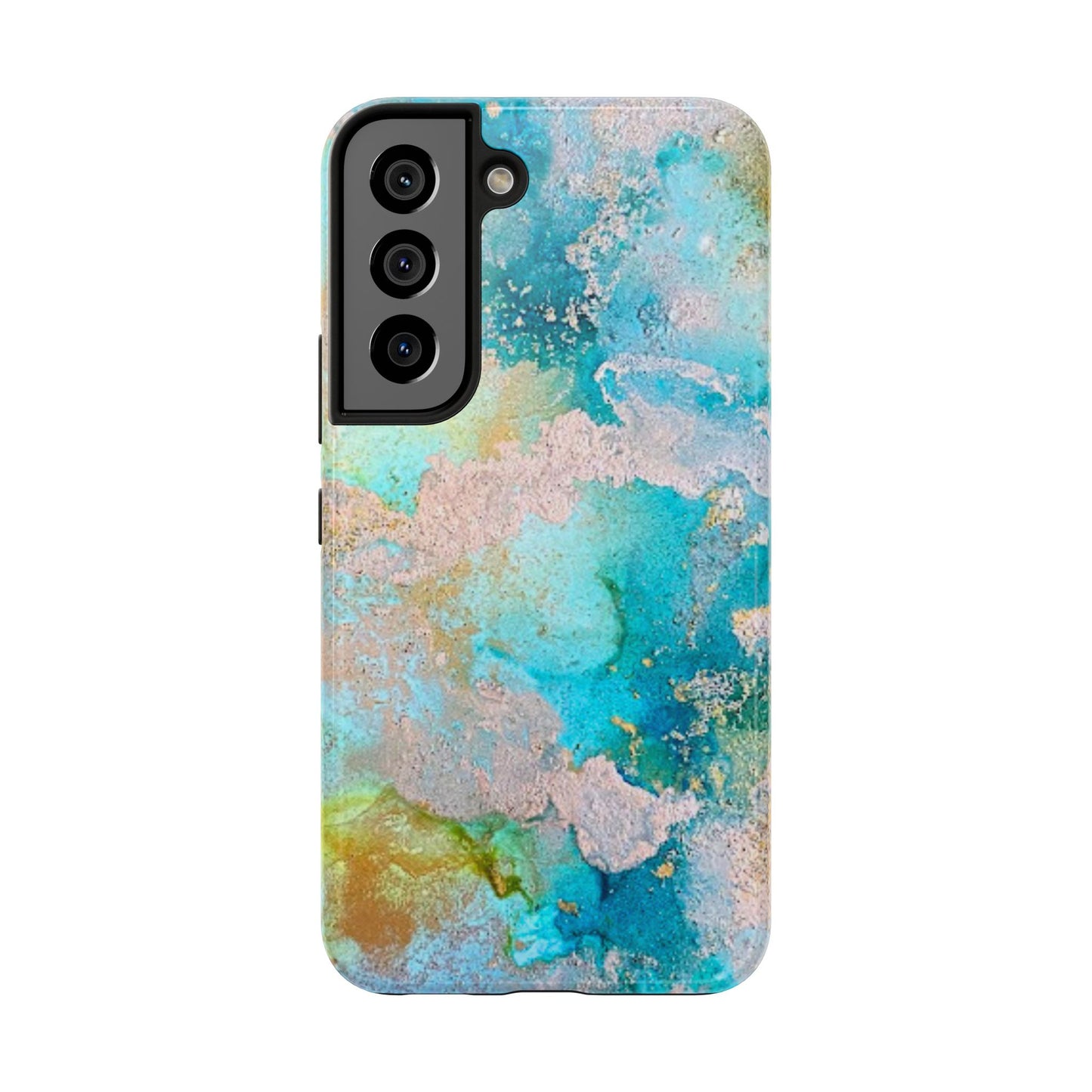 Oceanic Serenity Original Art Phone Case Fluid Art Phone Case