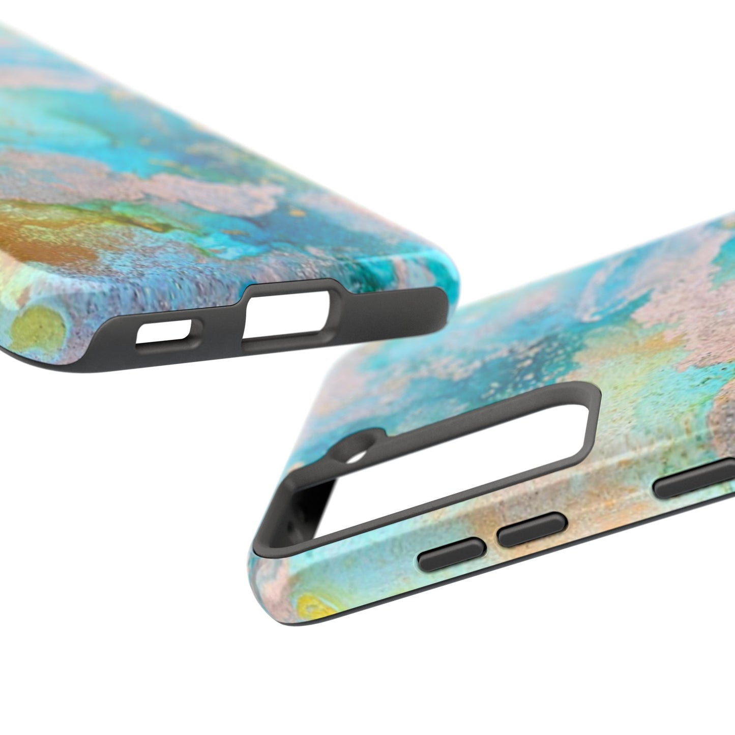 Oceanic Serenity Original Art Phone Case Fluid Art Phone Case