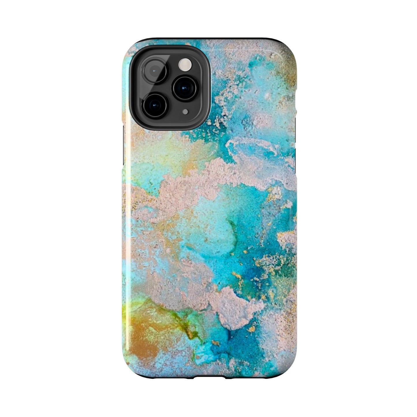 Oceanic Serenity Original Art Phone Case Fluid Art Phone Case