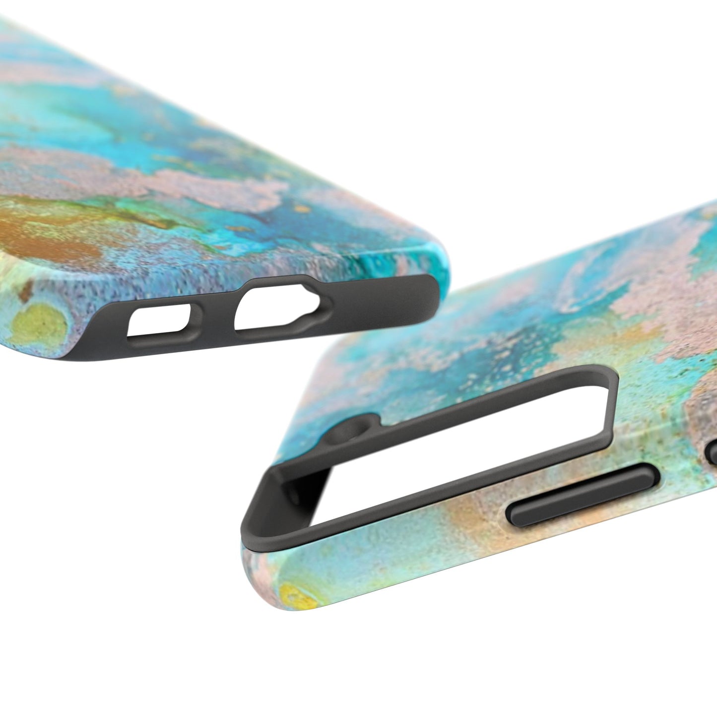 Oceanic Serenity Original Art Phone Case Fluid Art Phone Case