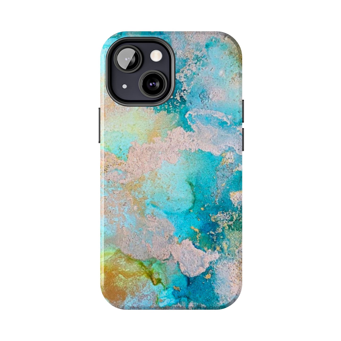 Oceanic Serenity Original Art Phone Case Fluid Art Phone Case