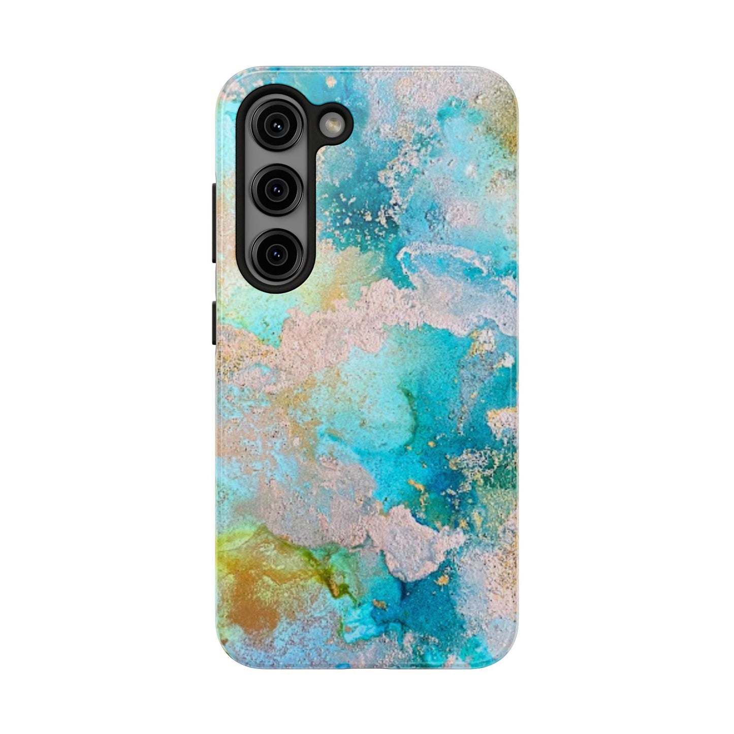 Oceanic Serenity Original Art Phone Case Fluid Art Phone Case