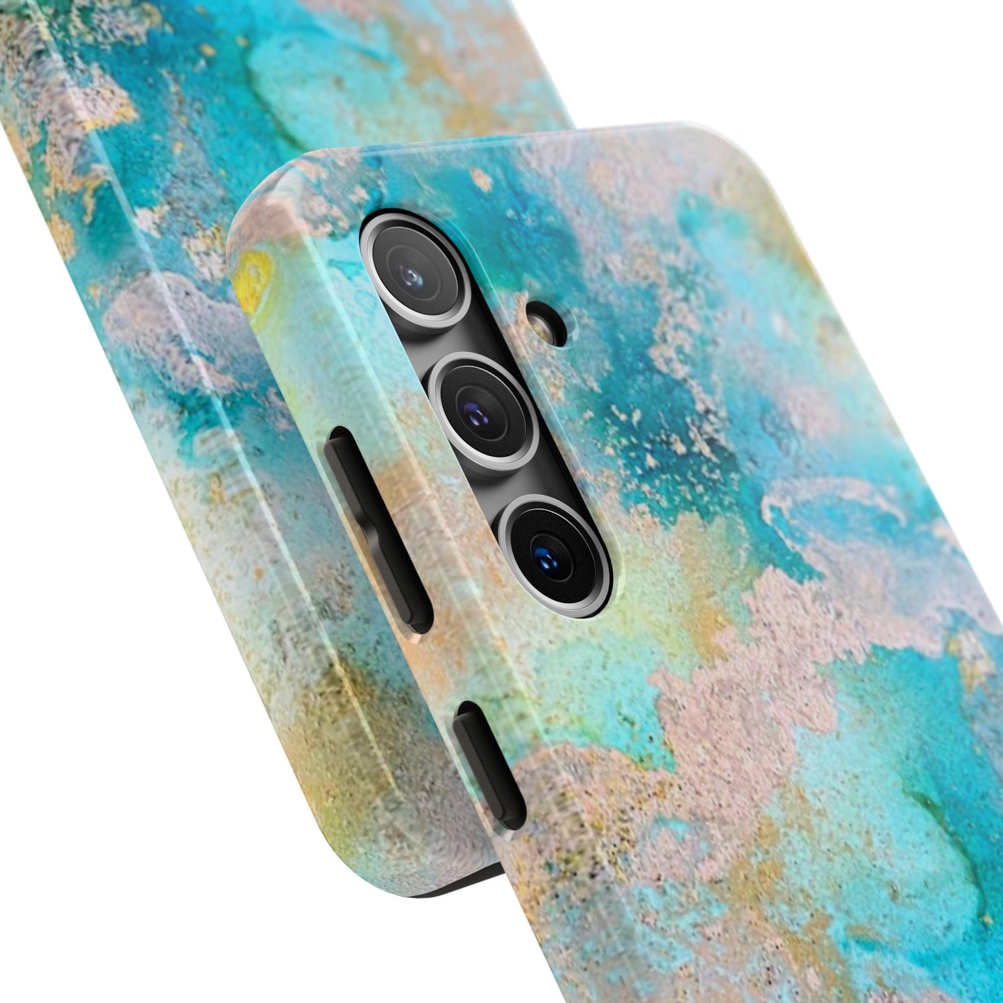 Oceanic Serenity Original Art Phone Case Fluid Art Phone Case