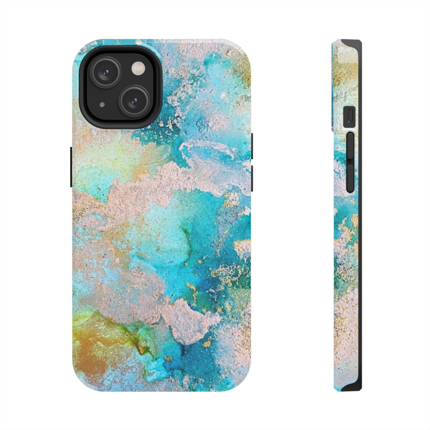 Oceanic Serenity Original Art Phone Case Fluid Art Phone Case