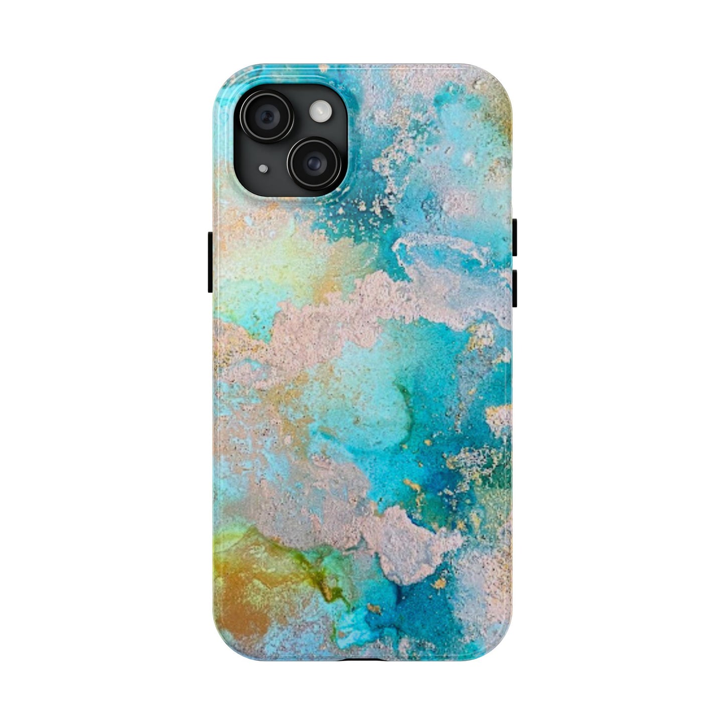 Oceanic Serenity Original Art Phone Case Fluid Art Phone Case