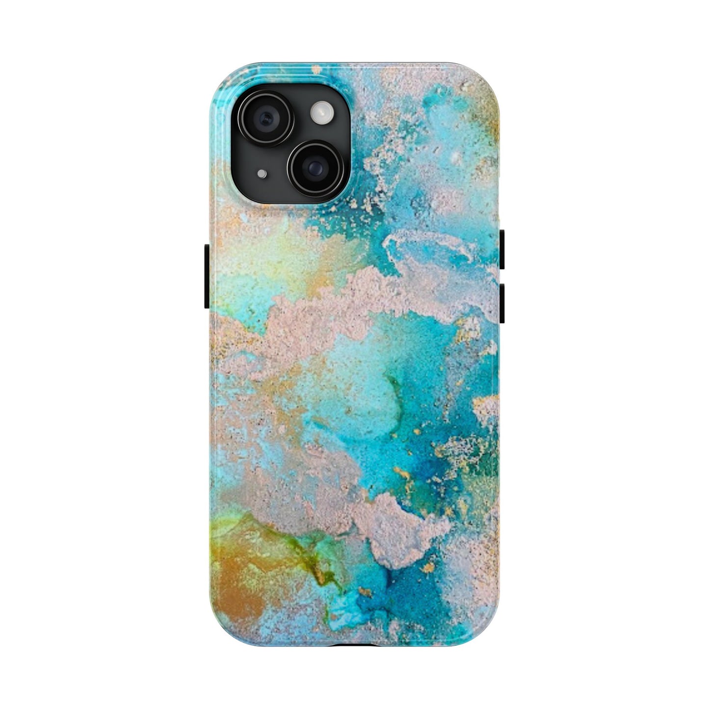 Oceanic Serenity Original Art Phone Case Fluid Art Phone Case
