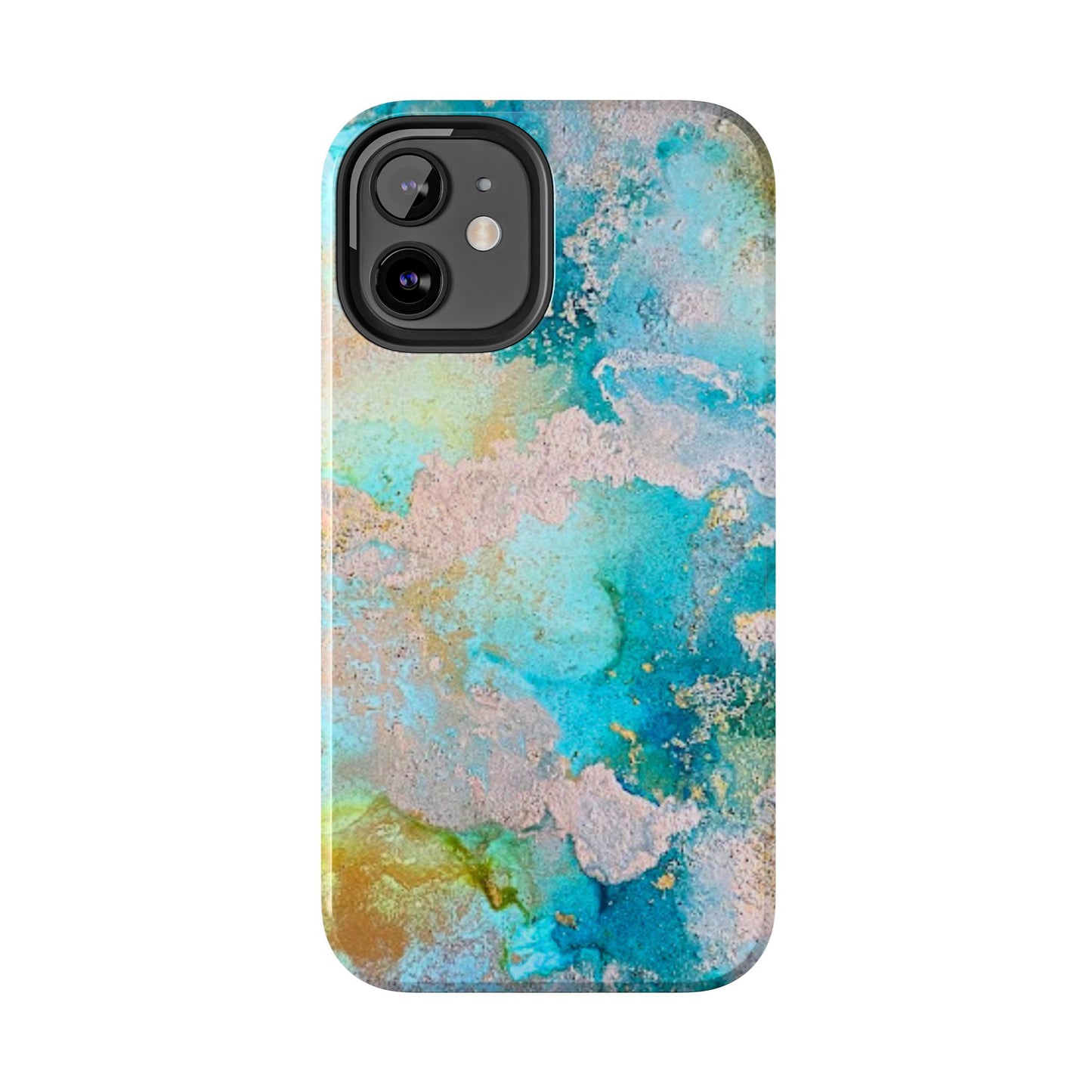 Oceanic Serenity Original Art Phone Case Fluid Art Phone Case