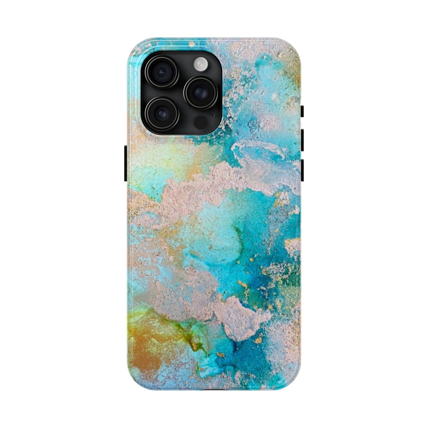 Oceanic Serenity Original Art Phone Case Fluid Art Phone Case