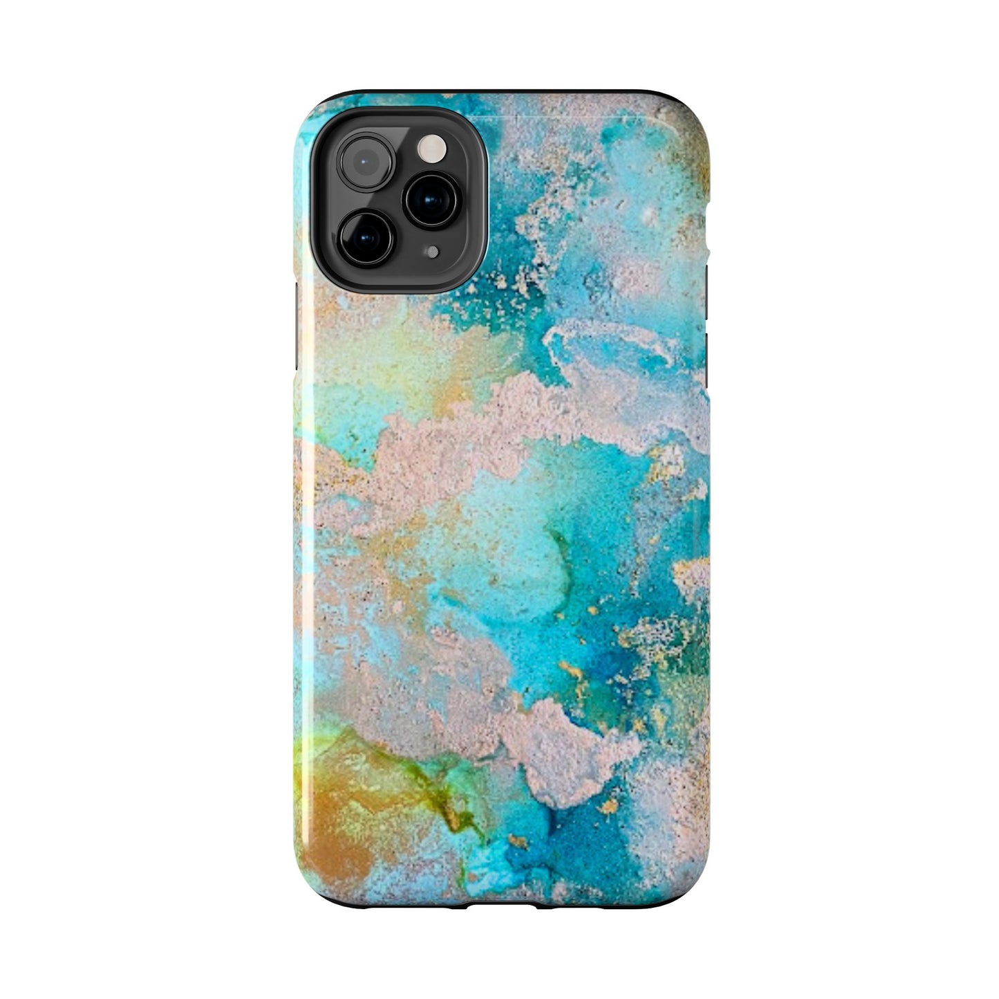 Oceanic Serenity Original Art Phone Case Fluid Art Phone Case