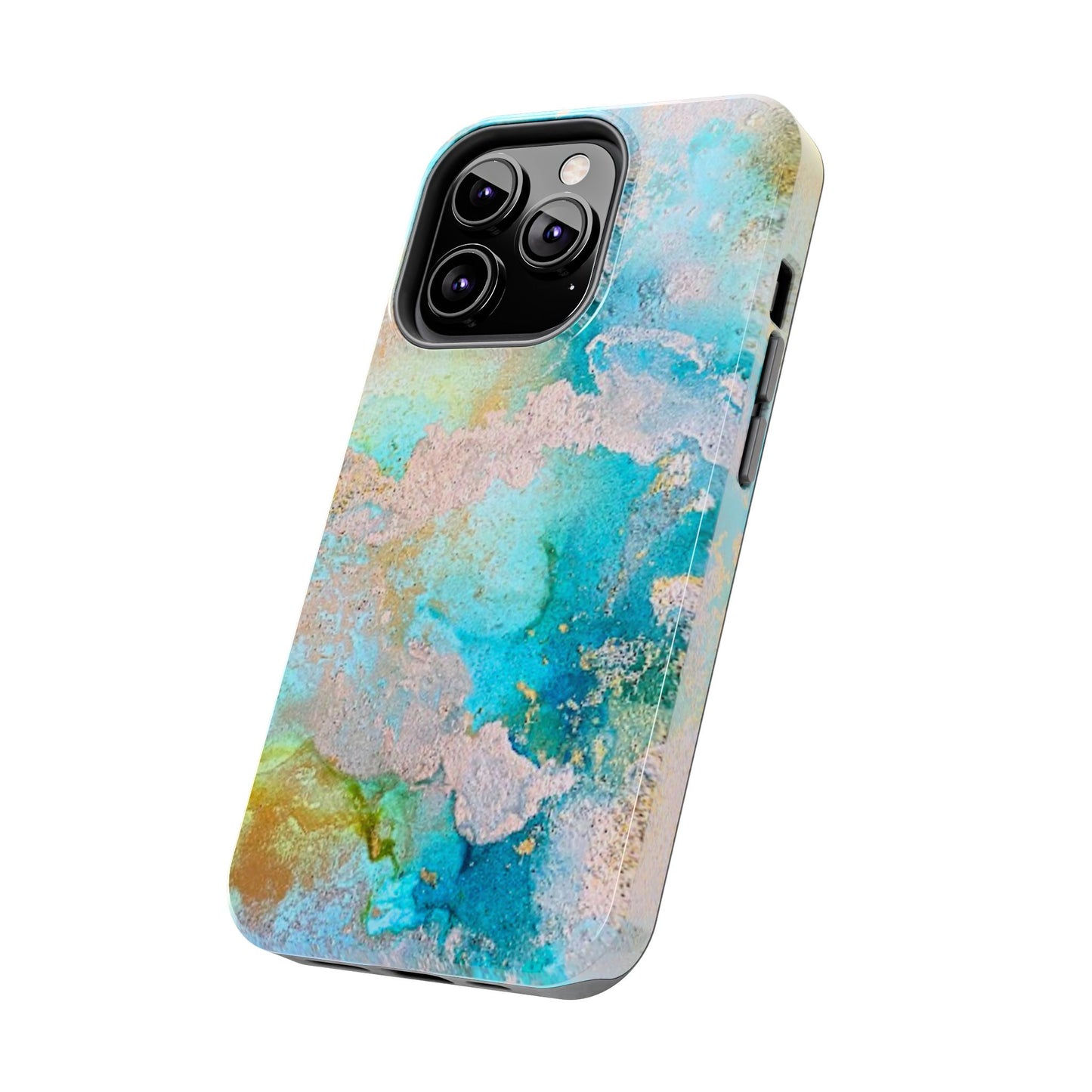 Oceanic Serenity Original Art Phone Case Fluid Art Phone Case