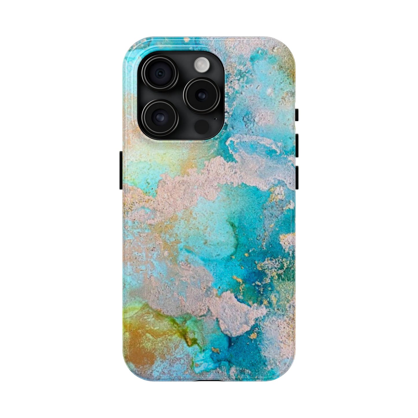 Oceanic Serenity Original Art Phone Case Fluid Art Phone Case