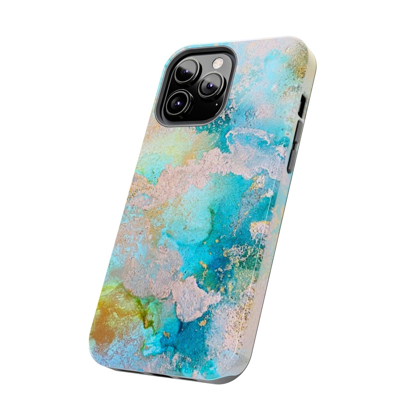 Oceanic Serenity Original Art Phone Case Fluid Art Phone Case