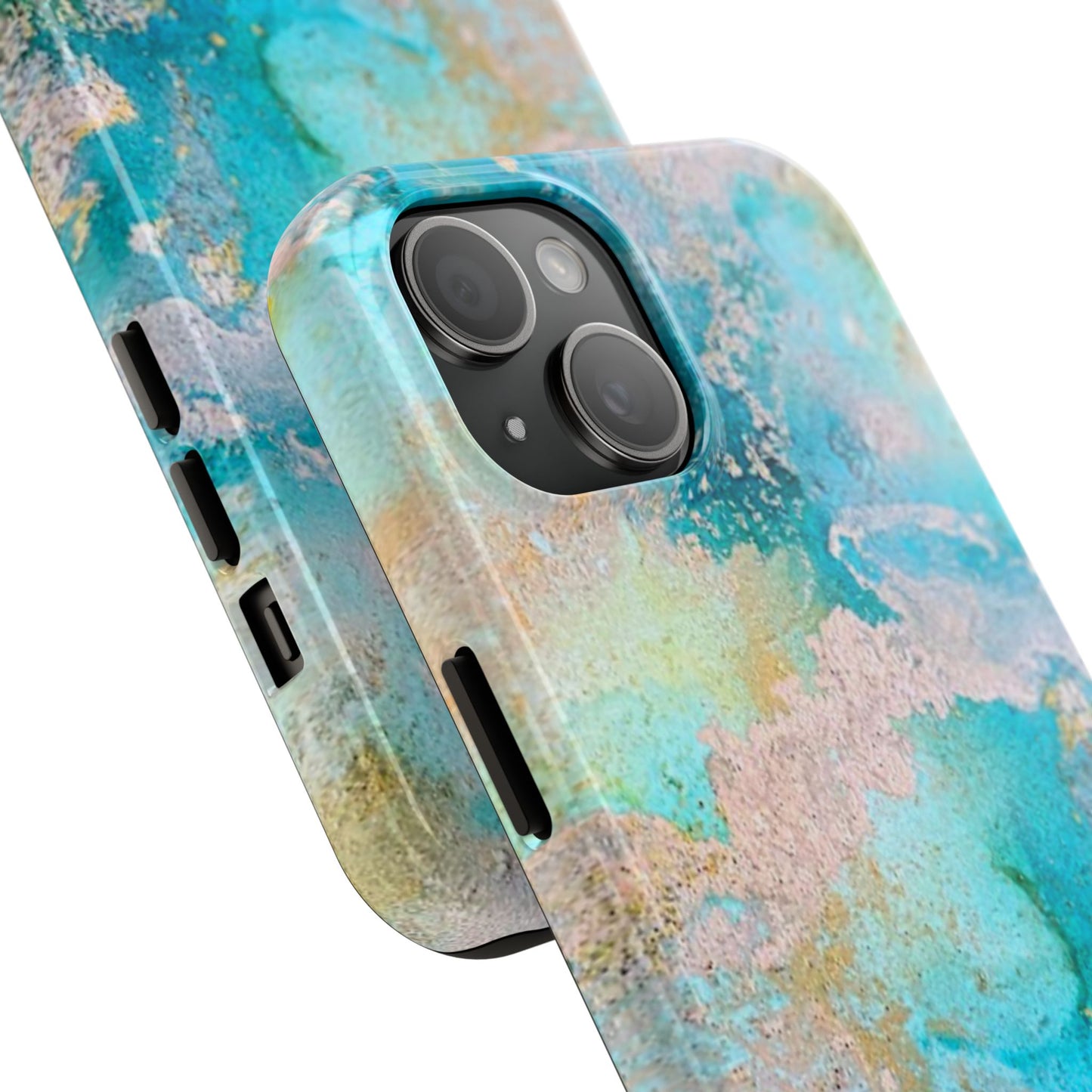 Oceanic Serenity Original Art Phone Case Fluid Art Phone Case
