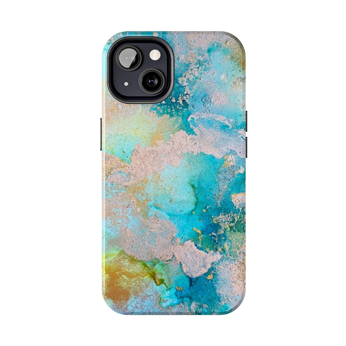 Oceanic Serenity Original Art Phone Case Fluid Art Phone Case