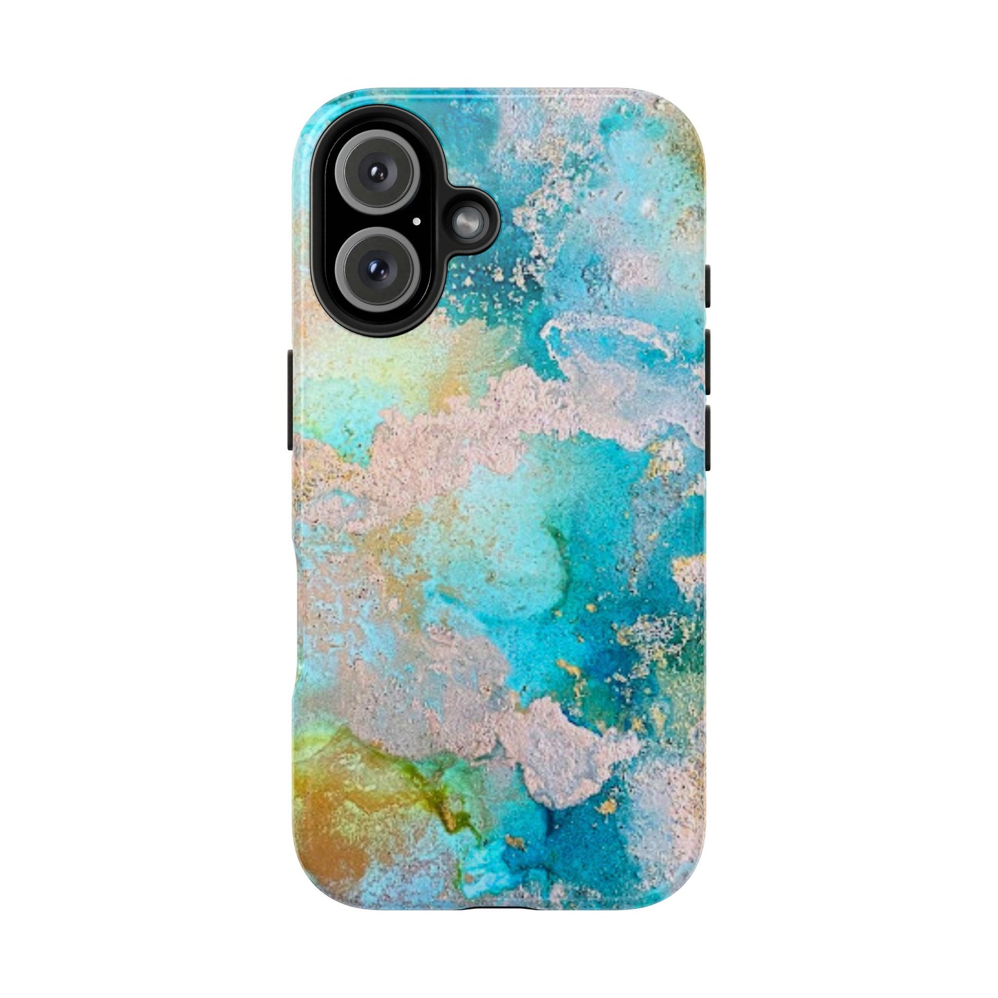 Oceanic Serenity Original Art Phone Case Fluid Art Phone Case