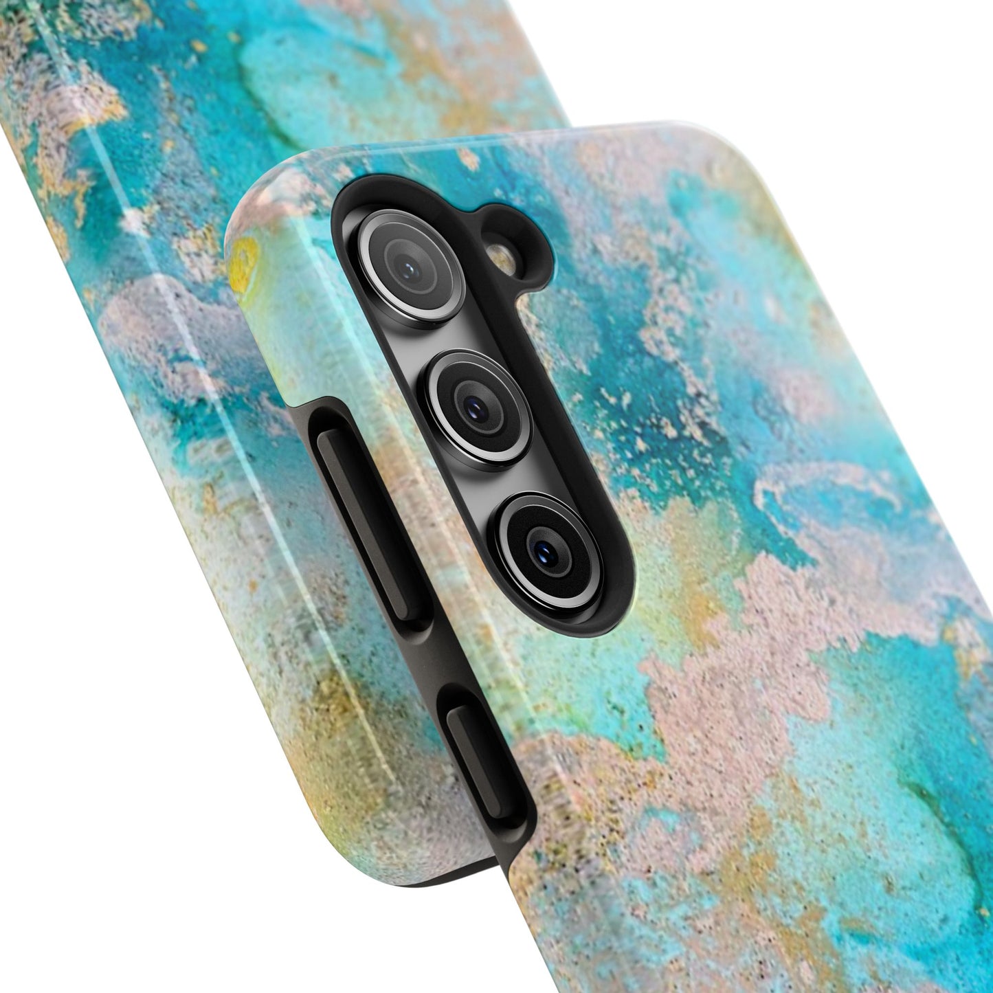 Oceanic Serenity Original Art Phone Case Fluid Art Phone Case