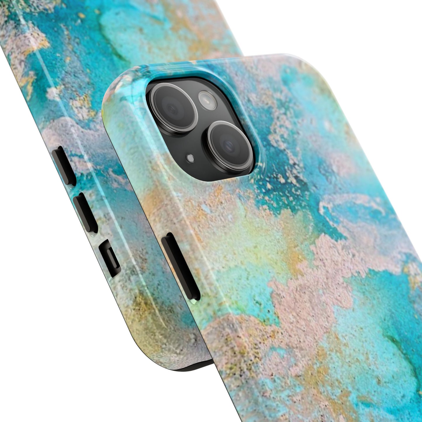 Oceanic Serenity Original Art Phone Case Fluid Art Phone Case
