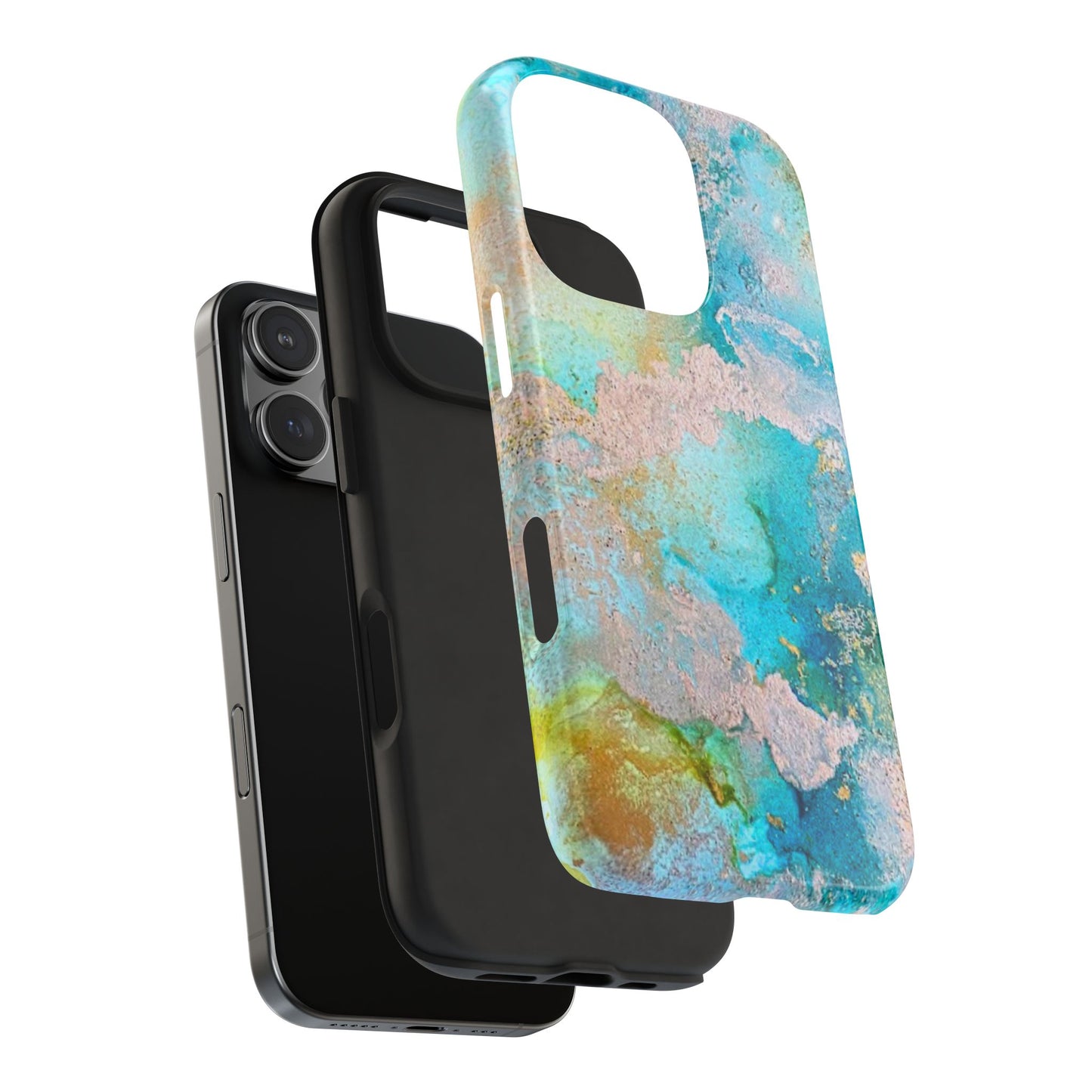 Oceanic Serenity Original Art Phone Case Fluid Art Phone Case