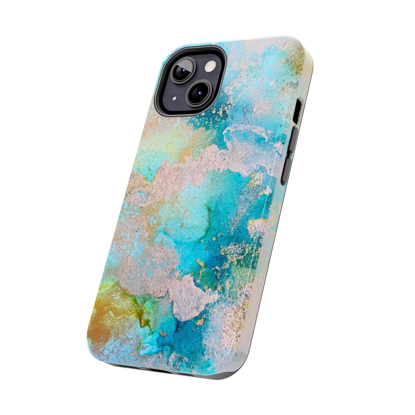 Oceanic Serenity Original Art Phone Case Fluid Art Phone Case
