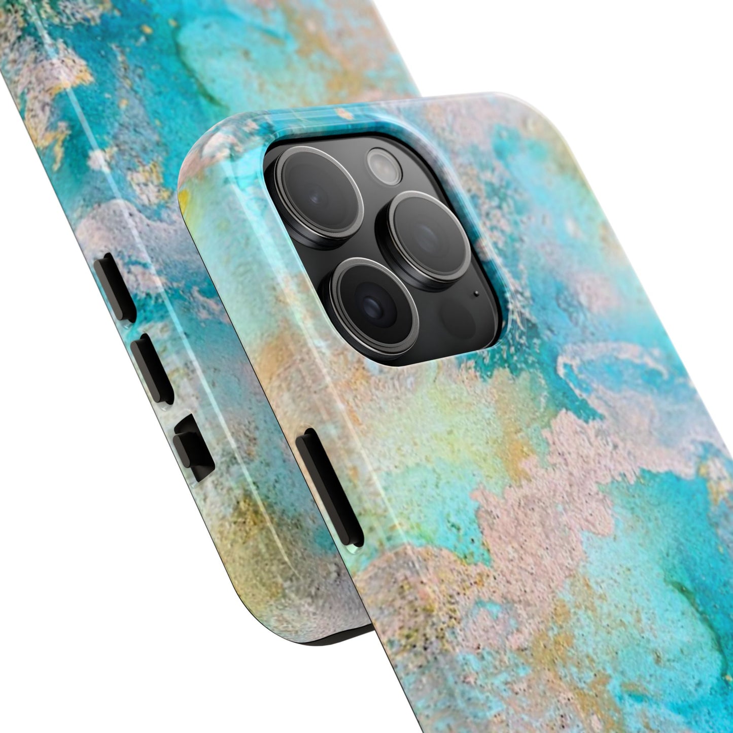 Oceanic Serenity Original Art Phone Case Fluid Art Phone Case