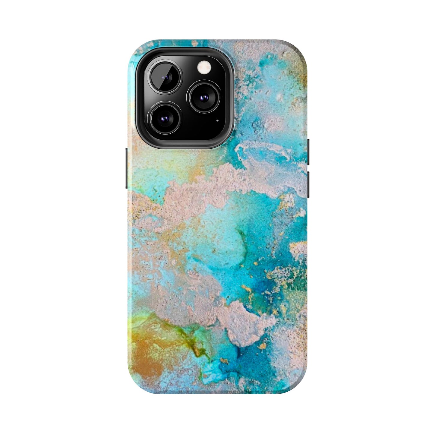 Oceanic Serenity Original Art Phone Case Fluid Art Phone Case