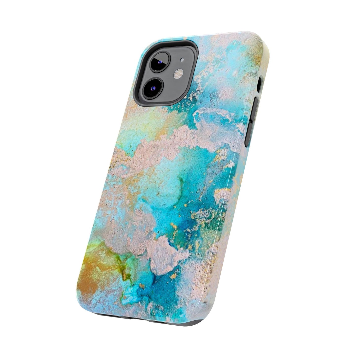 Oceanic Serenity Original Art Phone Case Fluid Art Phone Case