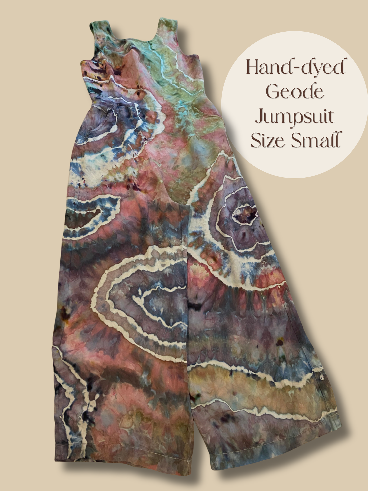 Hand-dyed Geode Style Jumper