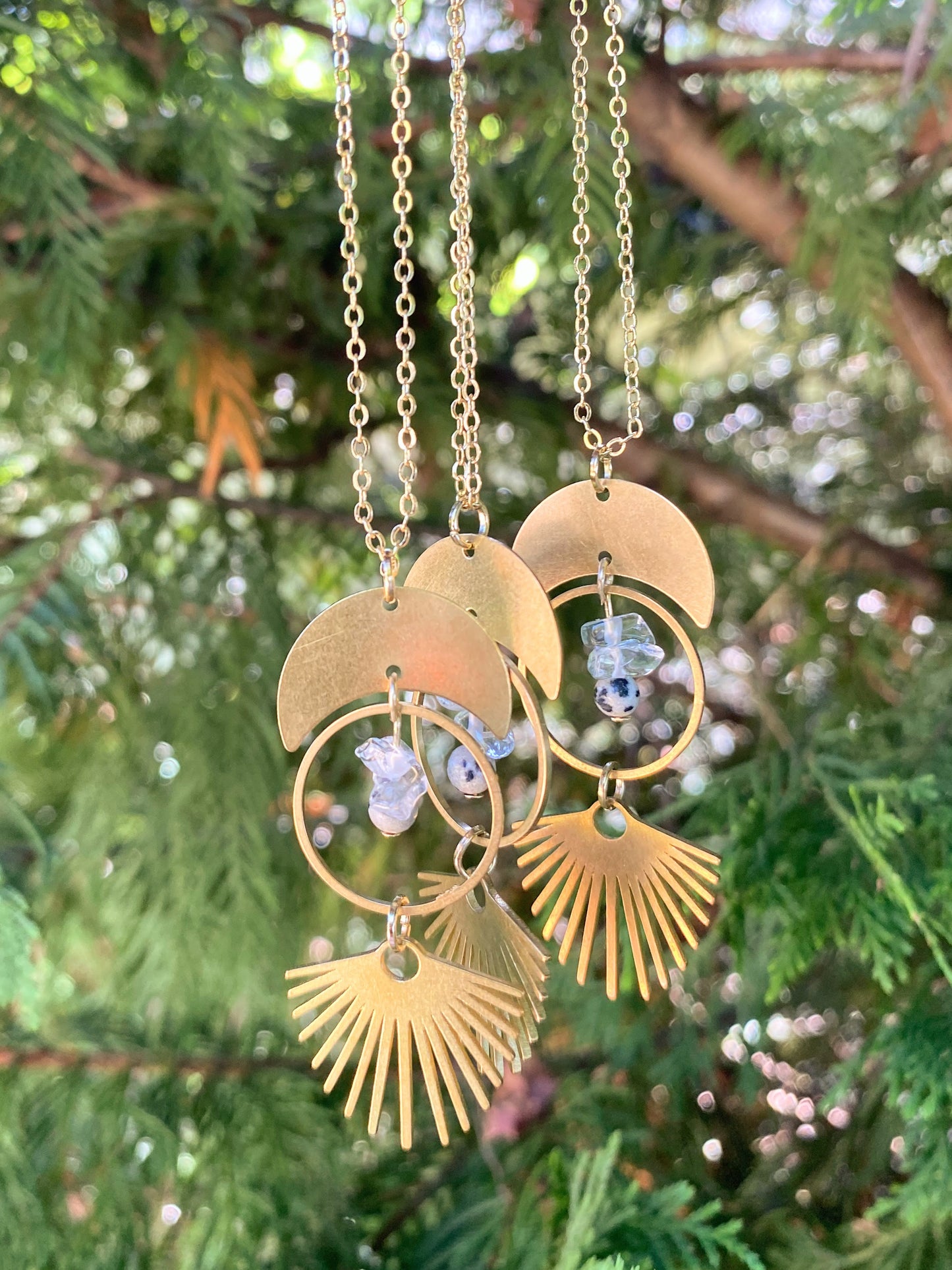 Long Bohemian Dangle Necklace