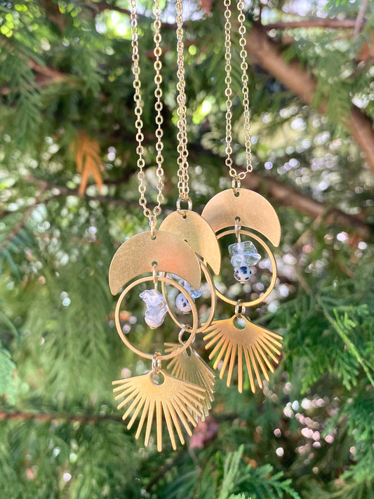 Long Bohemian Dangle Necklace
