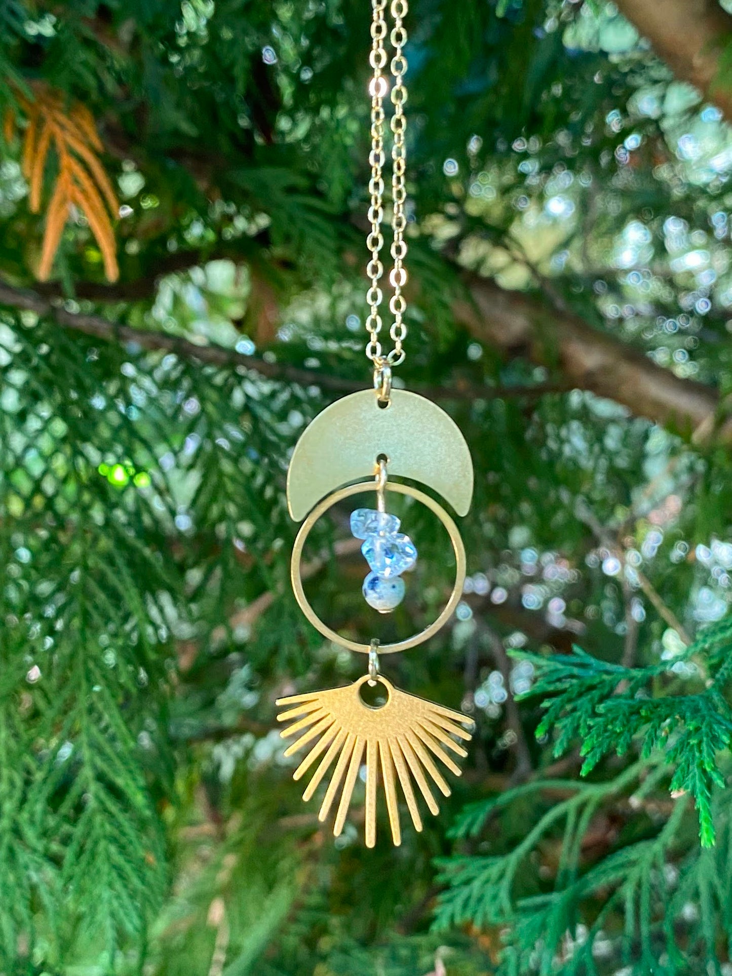 Long Bohemian Dangle Necklace