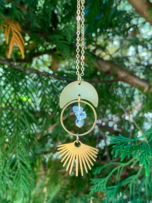 Long Bohemian Dangle Necklace